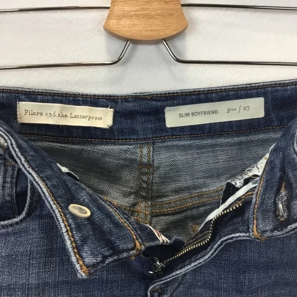 Anthropologie Pilcro and the Letterpress Slim Boyfriend Denim Shorts Size 27 - Picture 10 of 11
